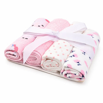 Baby Muslin Towel Set – Soft & Absorbent Washcloths for Newborns