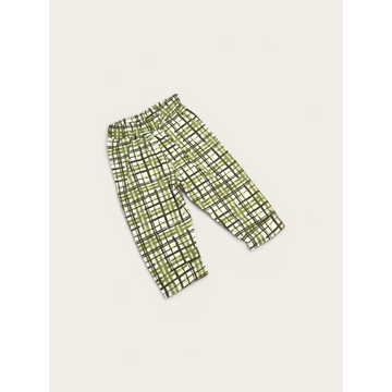 Olive Crosshatch Pajama