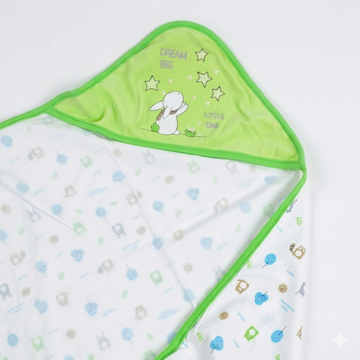 Baby Dream Big Hooded Wrap Blanket – Soft Newborn Swaddle with Hood