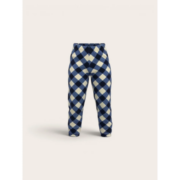 Blue Block Check Pajama