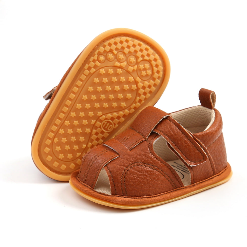 First Steps Baby Leather Sandals - Product Shot Showing Sole and Side View