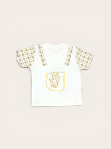 Party Bear Plaid Baby 3-Piece Set
