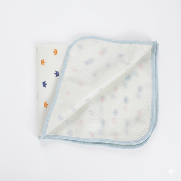 Baby Royal Crown Muslin Blanket – Double Layer Soft Newborn Wrap