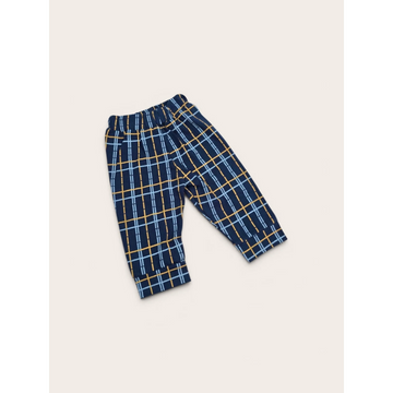 Navy Grid Pajama