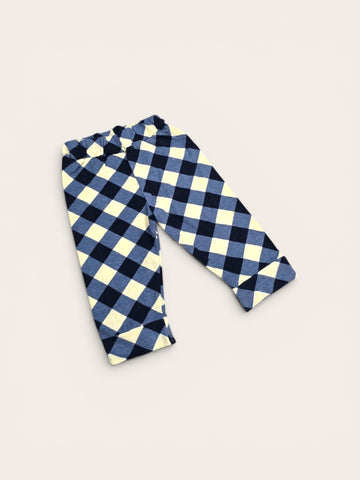 Blue Block Check Pajama