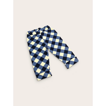 Blue Block Check Pajama