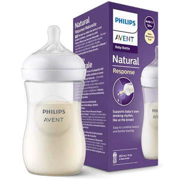 Philips Avent Natural Response Baby Bottle 260ml – 1m+ with Box