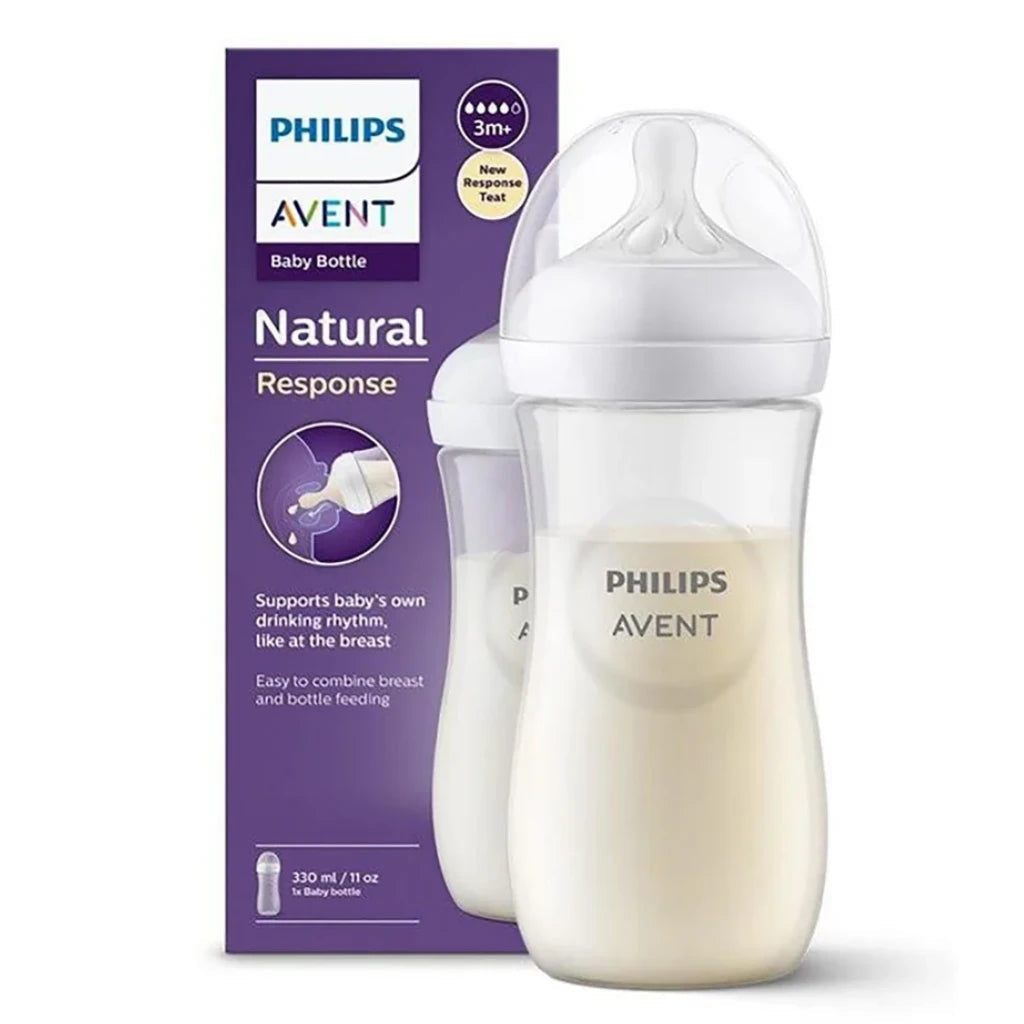 Philips Avent Natural Response Baby Bottle 330ml – 3m+ with Box