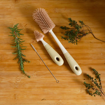 Baby Bottle Brush – Brown Beige Color Detail