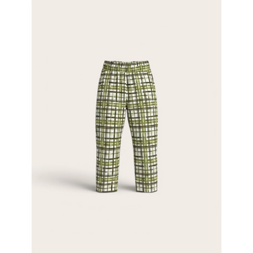 Olive Crosshatch Pajama