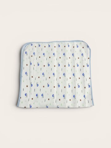 Baby Snail & Bear Print Changing Mat