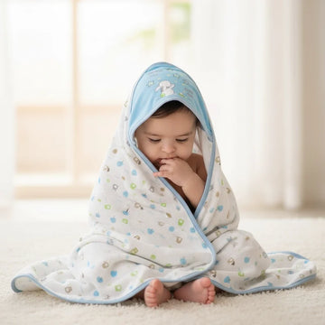 Baby Dream Big Hooded Wrap Blanket – Soft Newborn Swaddle with Hood