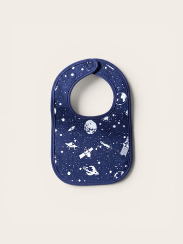 Space Galaxy Baby Bib