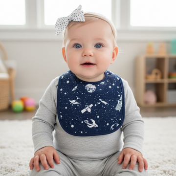 Space Galaxy Baby Bib