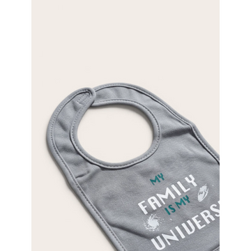 My Family Is My Universe Baby Bib