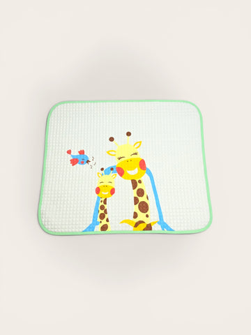 Giraffe Mama Baby Quilted Play Mat