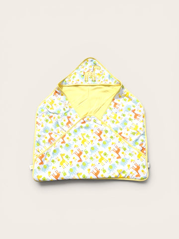 Safari Animals Hooded Baby Wrap