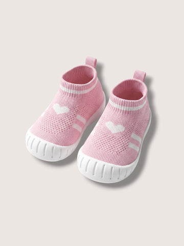 Blush Steps Baby Knit Sneakers
