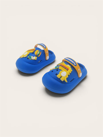Kids Monster Cartoon Clog Sandals – Anti-Slip Summer Clogs