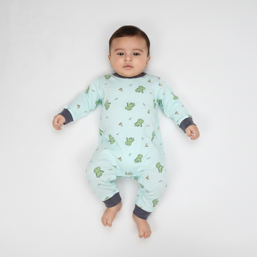 Dino Pizza Baby Sleepsuit