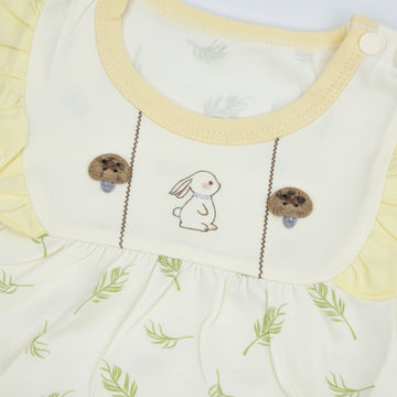 Little Bunny Ruffle Baby Romper