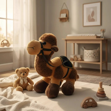 Camel Plush Toy with Saddle