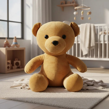 Biscuit the Golden Velvet Teddy Bear