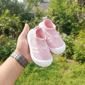 Blush Steps Baby Knit Sneakers