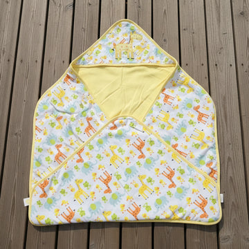 Safari Animals Hooded Baby Wrap