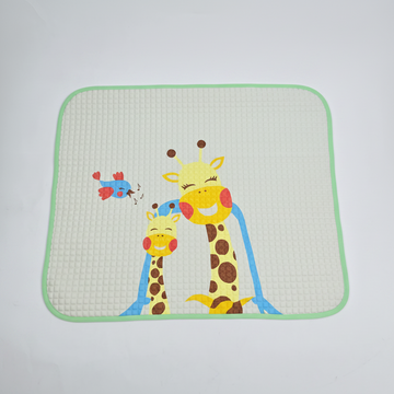 Giraffe Mama Baby Quilted Play Mat