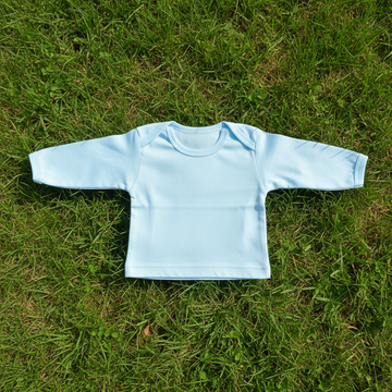 Sky Blue Baby Sleepsuit – Soft Full Sleeve with Mittens