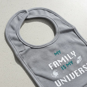 My Family Is My Universe Baby Bib
