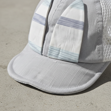 Grey Mesh Baby Cap