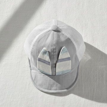 Grey Mesh Baby Cap