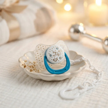 Baby Cloud Pacifier with Clip – Aesthetic Soother Set for Newborns