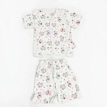Carter's Royal Animals Baby Shirt & Shorts Set – Soft Cotton Newborn Outfit