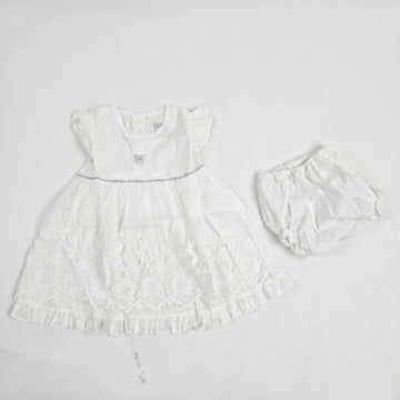 White Frock Baby Girl Dress Set – Kids Gear