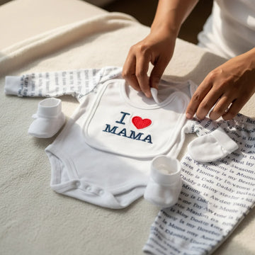 I Love Mama 10-Piece Newborn Gift Set