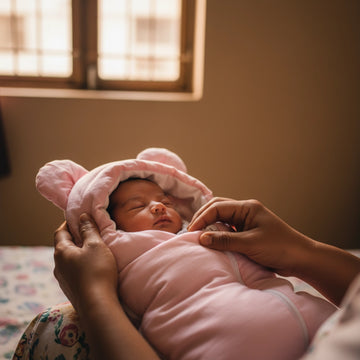 Pink Bear Baby Nest