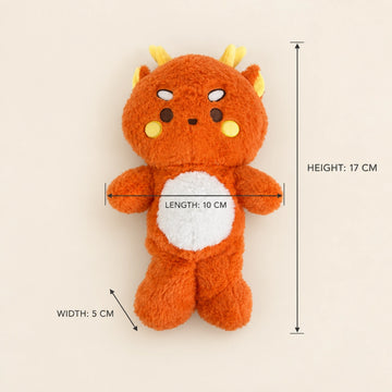 Ember the Orange Dragon Plush Toy