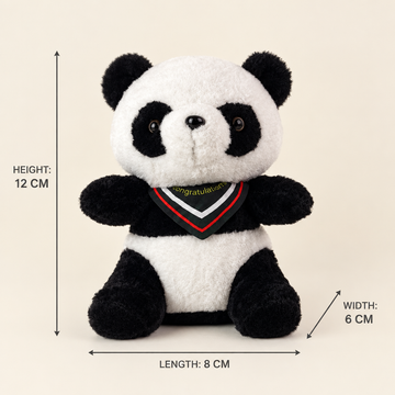 Panda Graduation Congratulations Plush Toy
