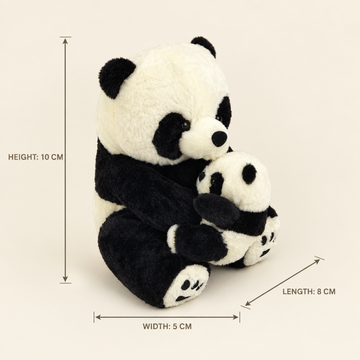 Mama & Baby Panda Plush Toy - Giant Panda Mother & Cub Stuffed Animal Kids Gift
