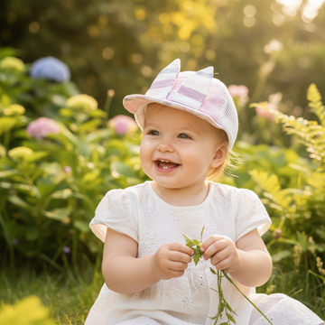 Pink Bunny Ear Baby Cap