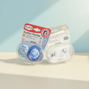 Mumlove Orthodontic Soother Pacifier for Baby Boys - 2 Pack