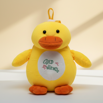 Chld Friends Yellow Duck Plush Backpack
