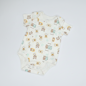 Wild Bear Safari Baby Romper