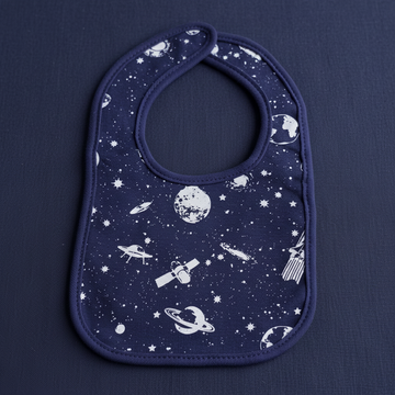 Space Galaxy Baby Bib