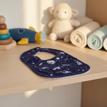 Space Galaxy Baby Bib