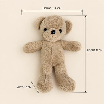 Sandy the Beige Minimalist Teddy Bear