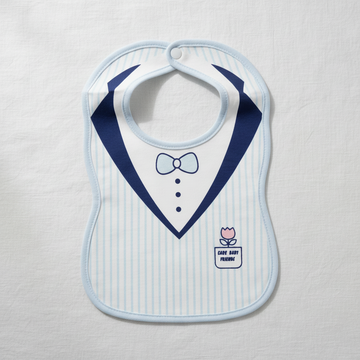 Tuxedo Bow Tie Baby Bib